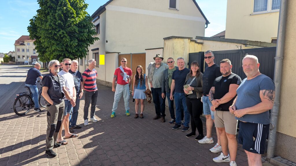 Vereinsvertreter bei der Absprache